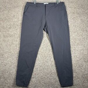 Tailored Athlete Pants Mens 2XL Black Everyday Tech Trouser Jogger Zip Pockets